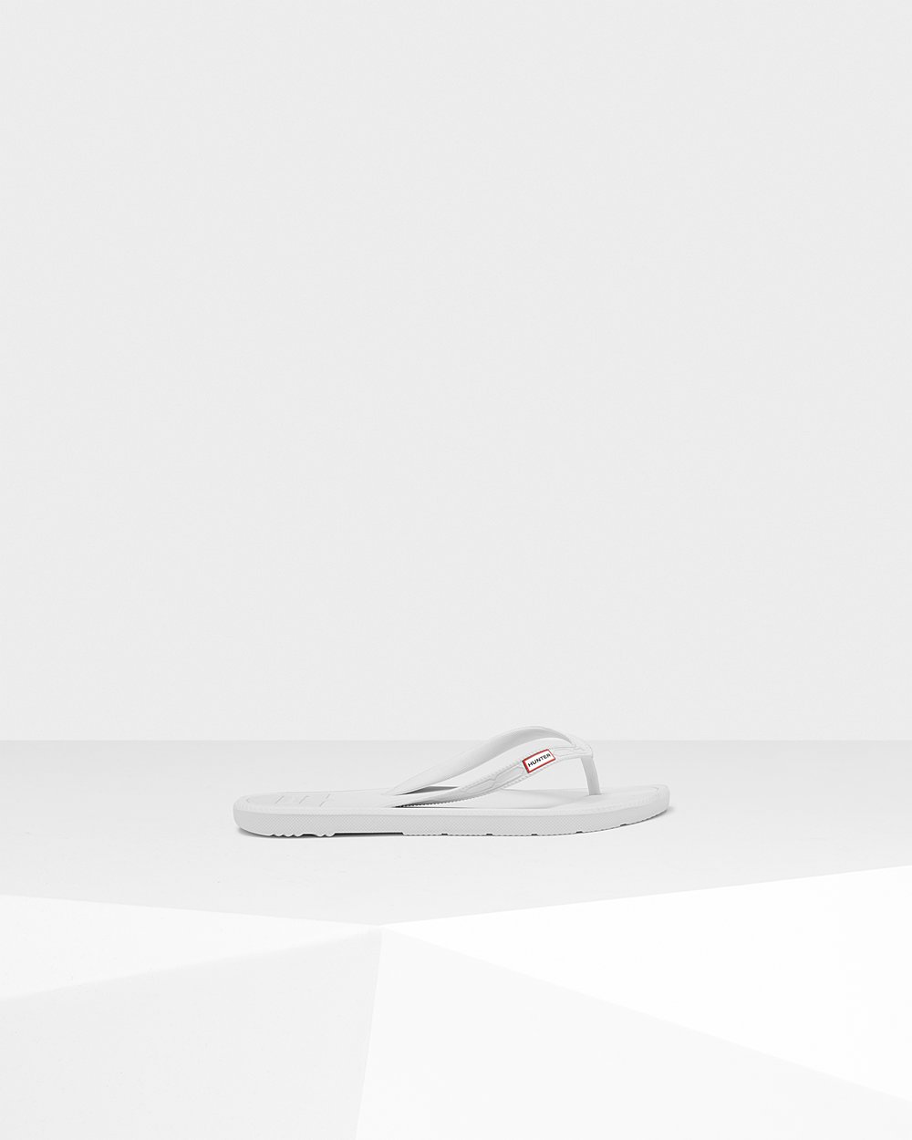 Hunter Original Flip Flops - Sale Online Womens White - EDWINH083